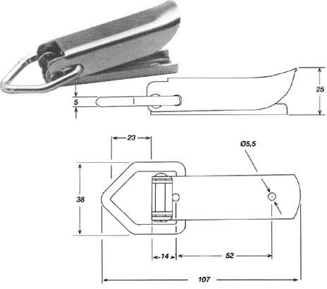 Toggle latch